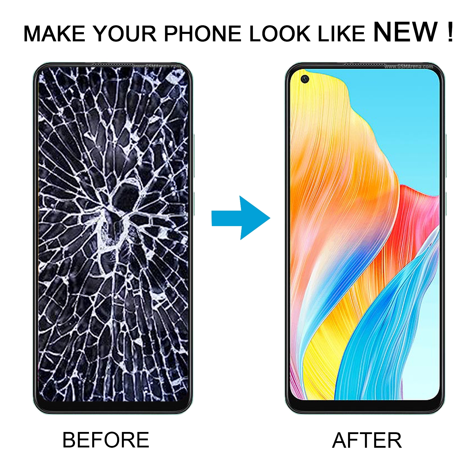 OPPO A78 4G CPH2565 OLED LCD Screen Digitizer Frame Replacement - Image 5
