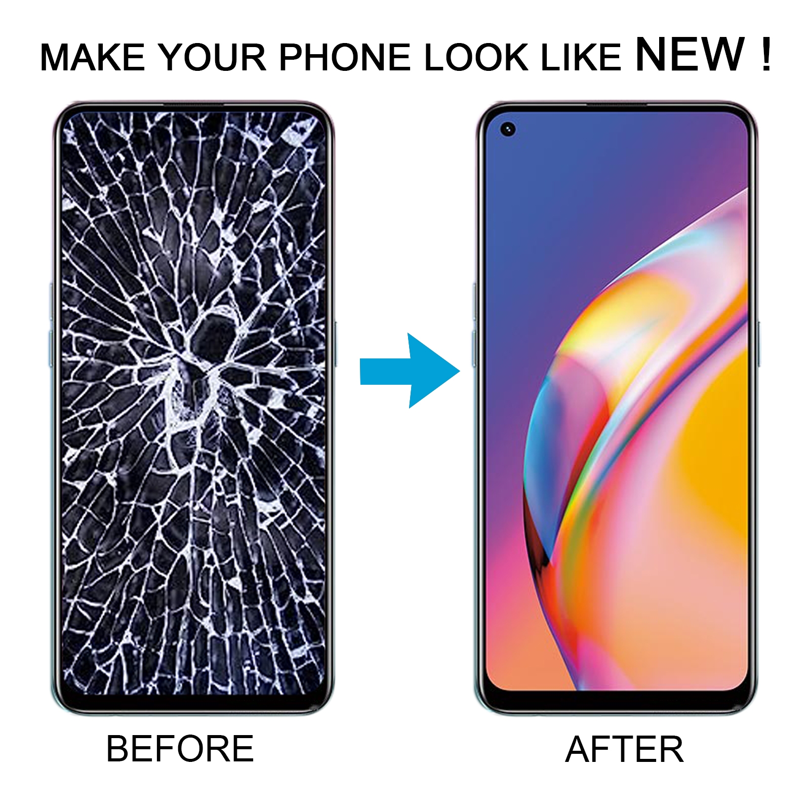 OPPO Reno5 Lite OLED LCD Screen Replacement - Image 5
