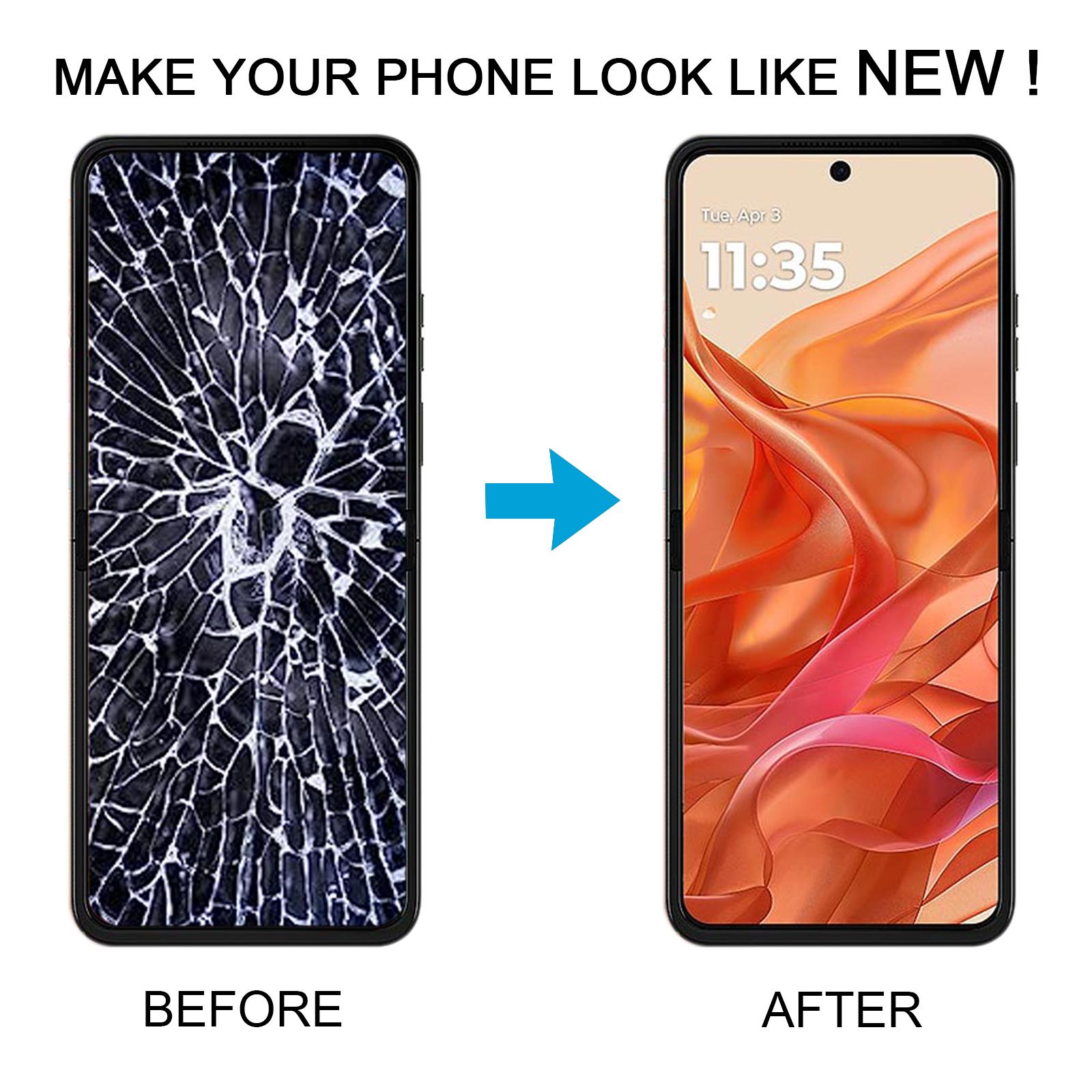 Motorola Razr 5G Orange LCD Screen Replacement - Image 5