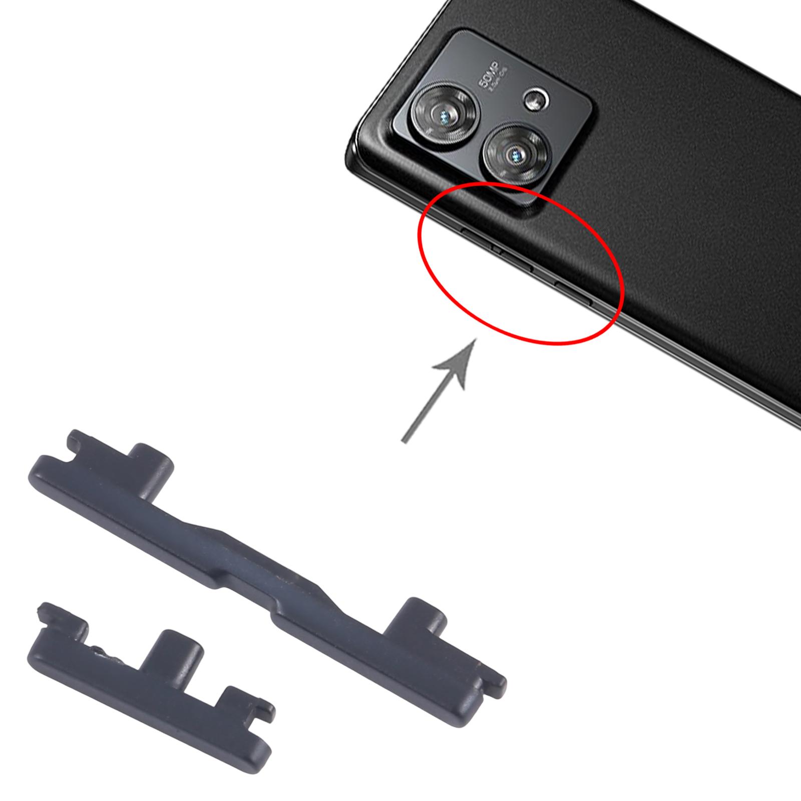 Motorola Edge 40 Neo Black Power Button Replacement - Image 3