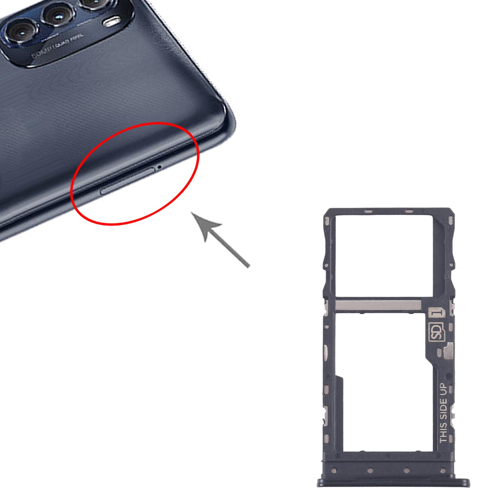 Motorola Moto G 2022 Black SIM Card Tray Replacement - Image 3