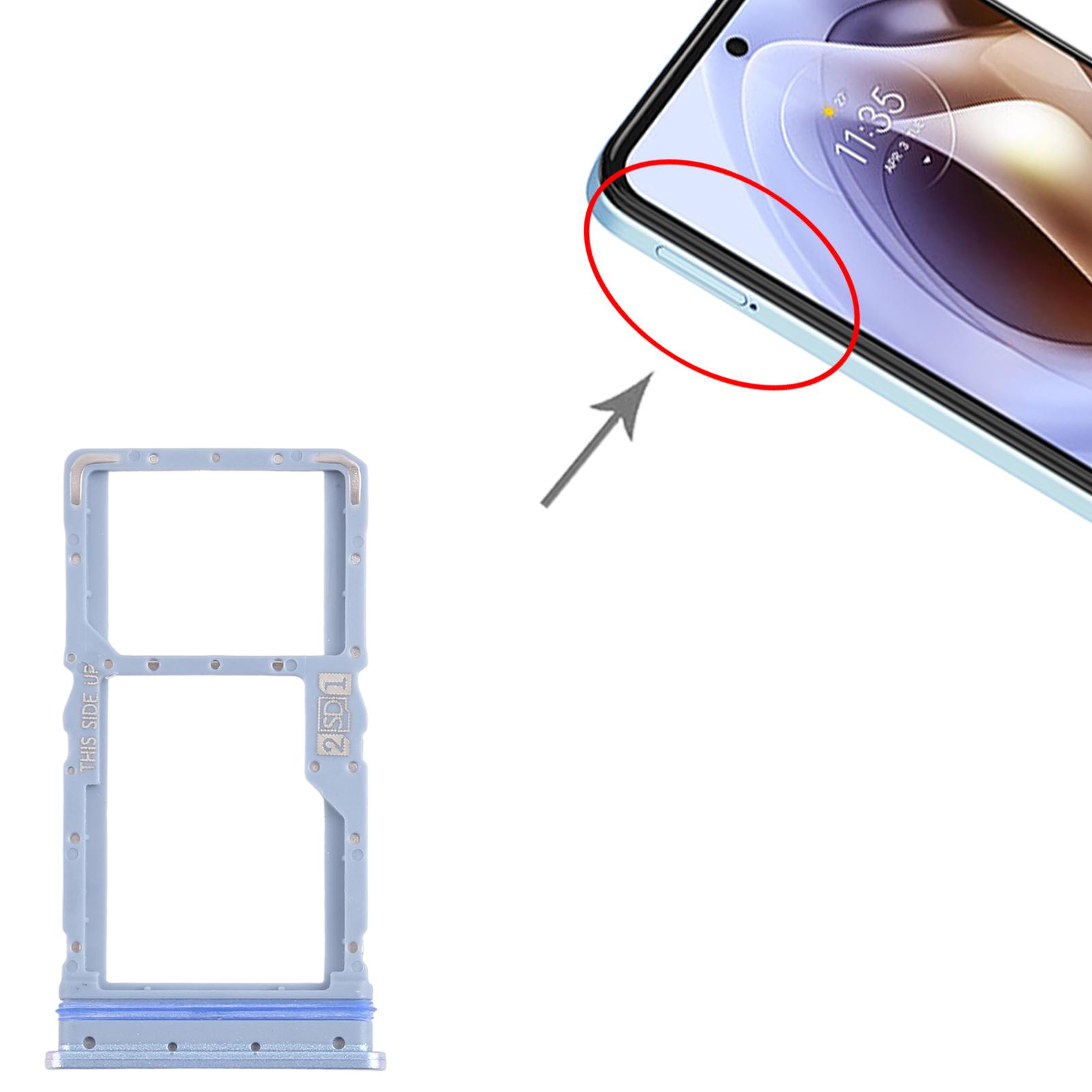Motorola Moto G31 XT2173-3 Blue SIM Card Tray Replacement - Image 3