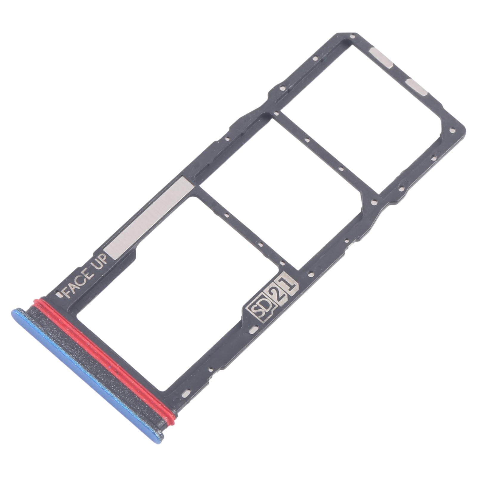 Motorola Moto G04 SIM card tray blue replacement