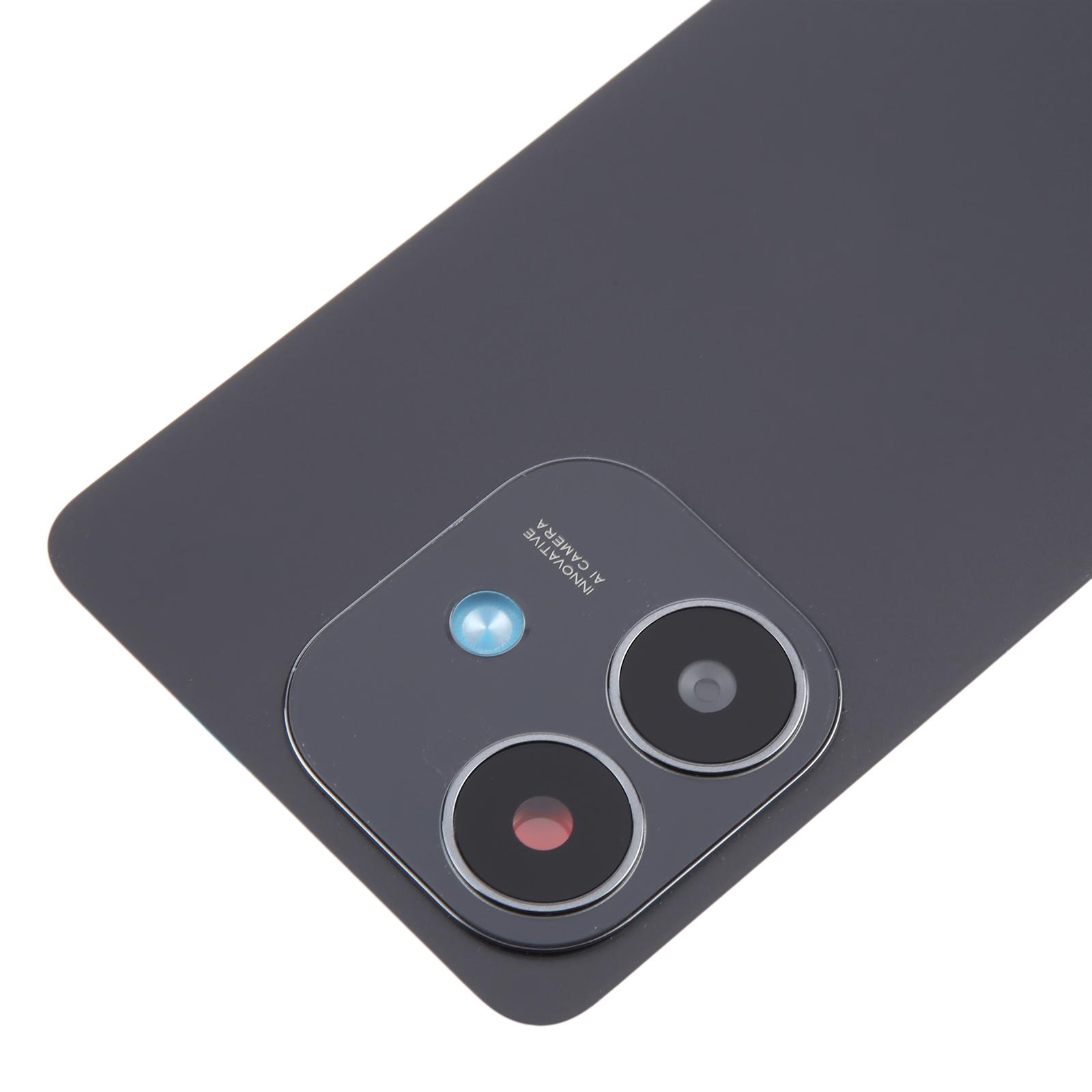 OPPO A3x Black Back Cover Replacement - Image 4