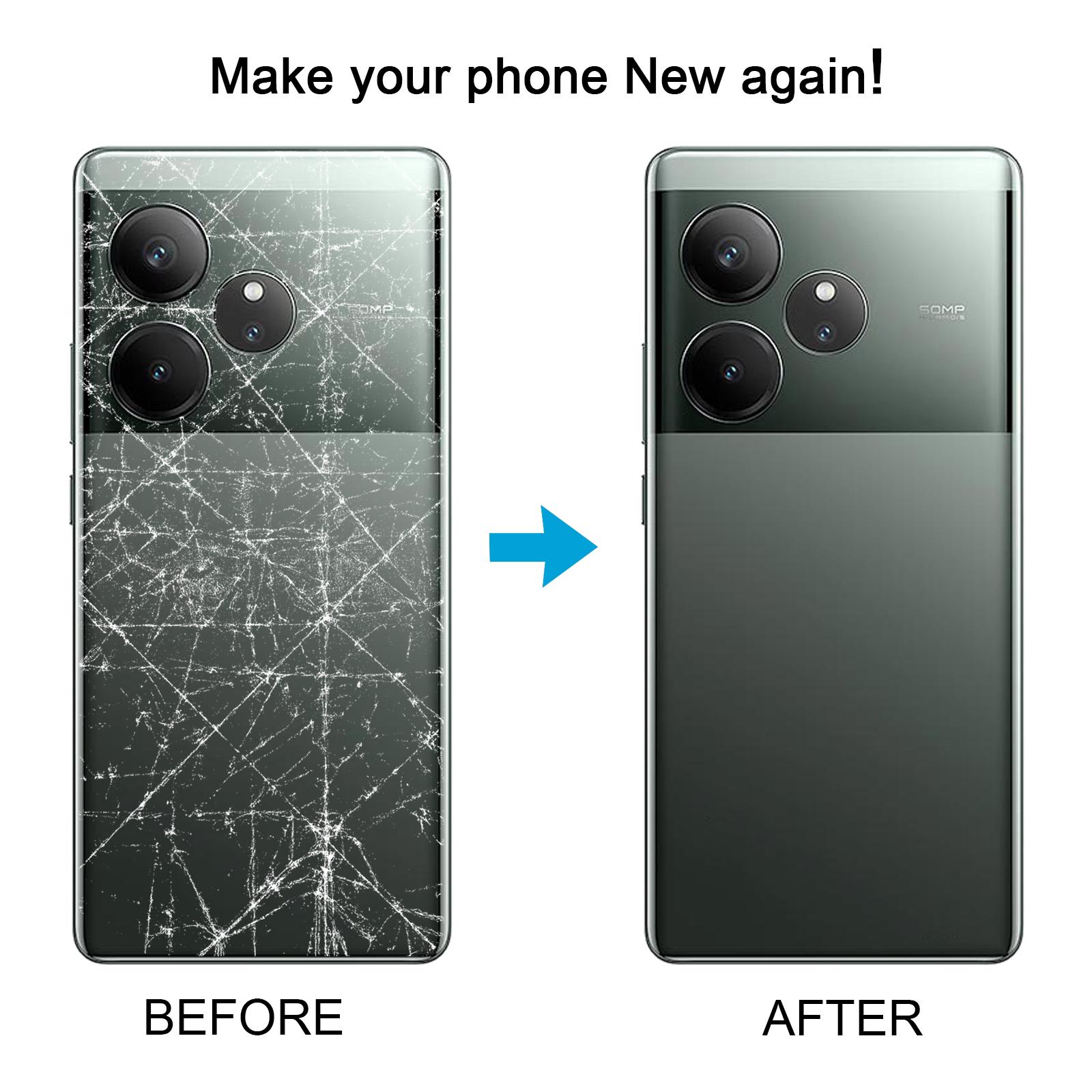Realme GT 6T Silver Back Cover Replacement - Image 5