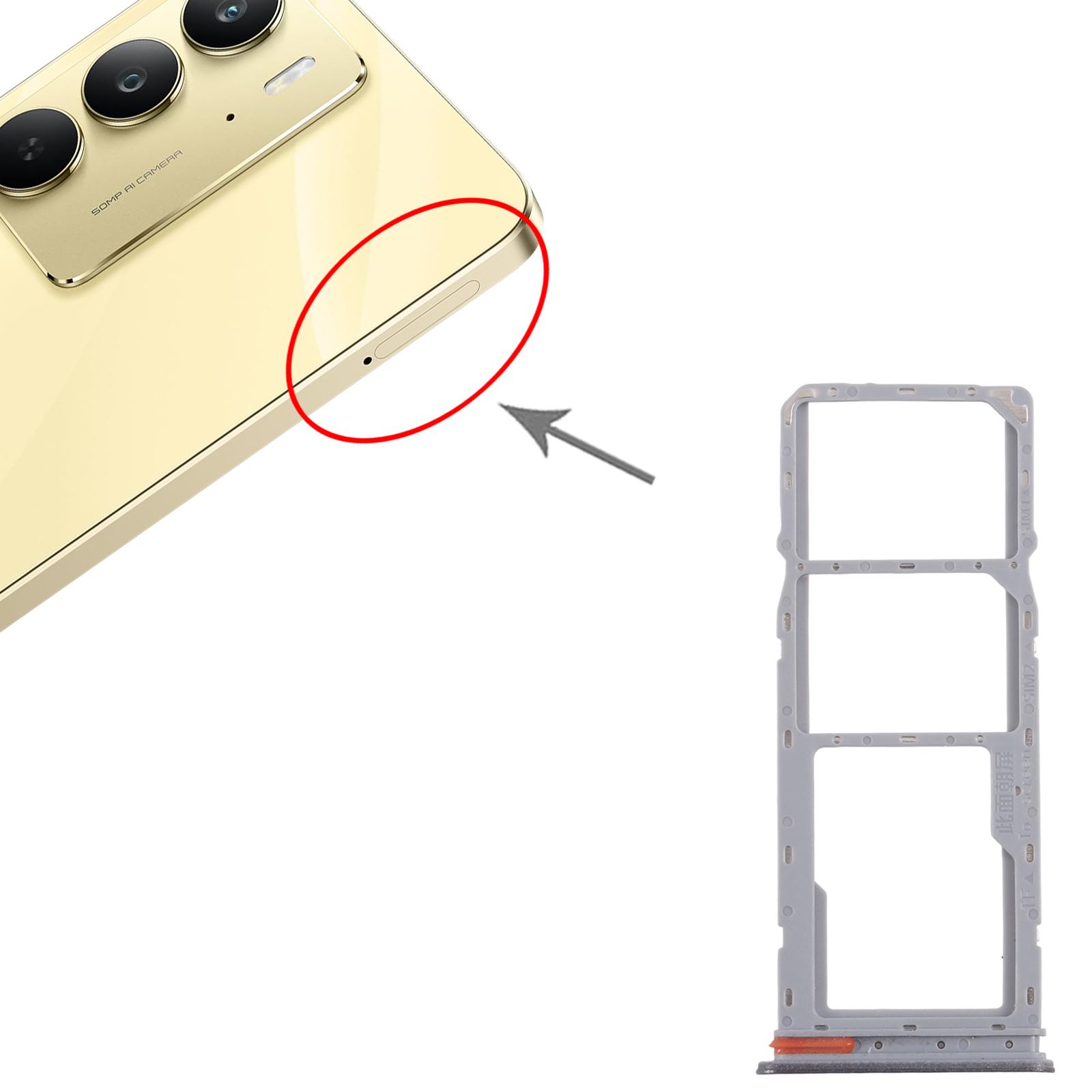 Realme C75 4G RMX3941 Black SIM Card Tray Replacement - Image 3