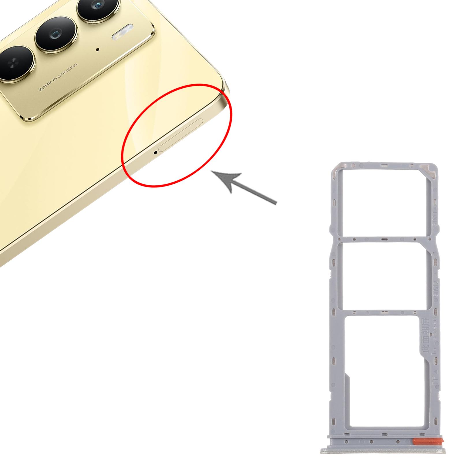 Realme C75 4G RMX3941 Gold SIM Card Tray Replacement - Image 3