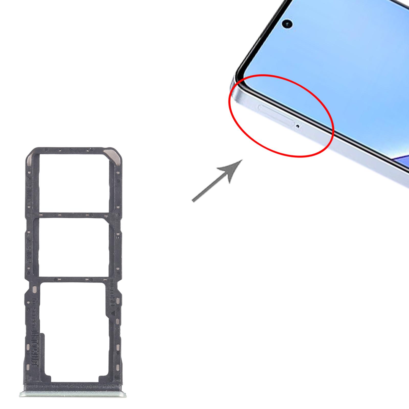 Realme 11 5G RMX3780 Green SIM Card Tray Replacement - Image 3