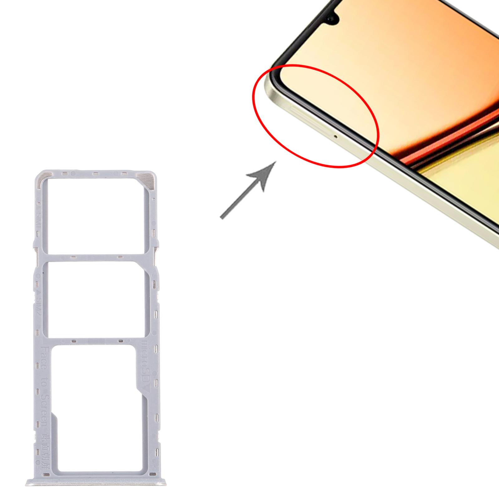 Realme C61 Gold SIM Card Tray Replacement - Image 3