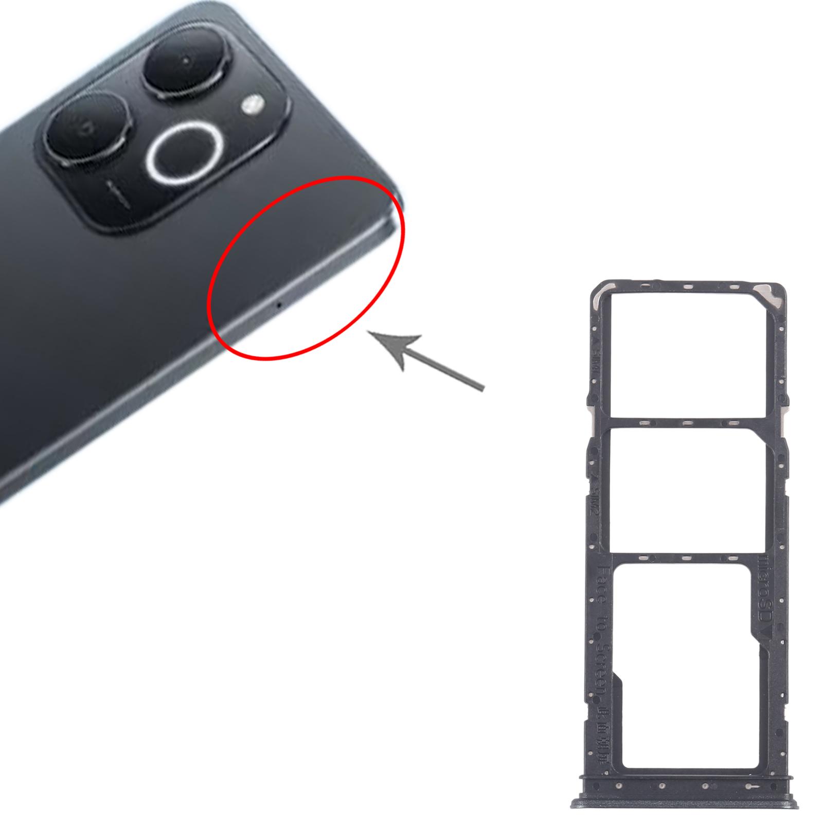 Realme Narzo C71 RMX5303 Dark Green SIM Card Tray Replacement - Image 3