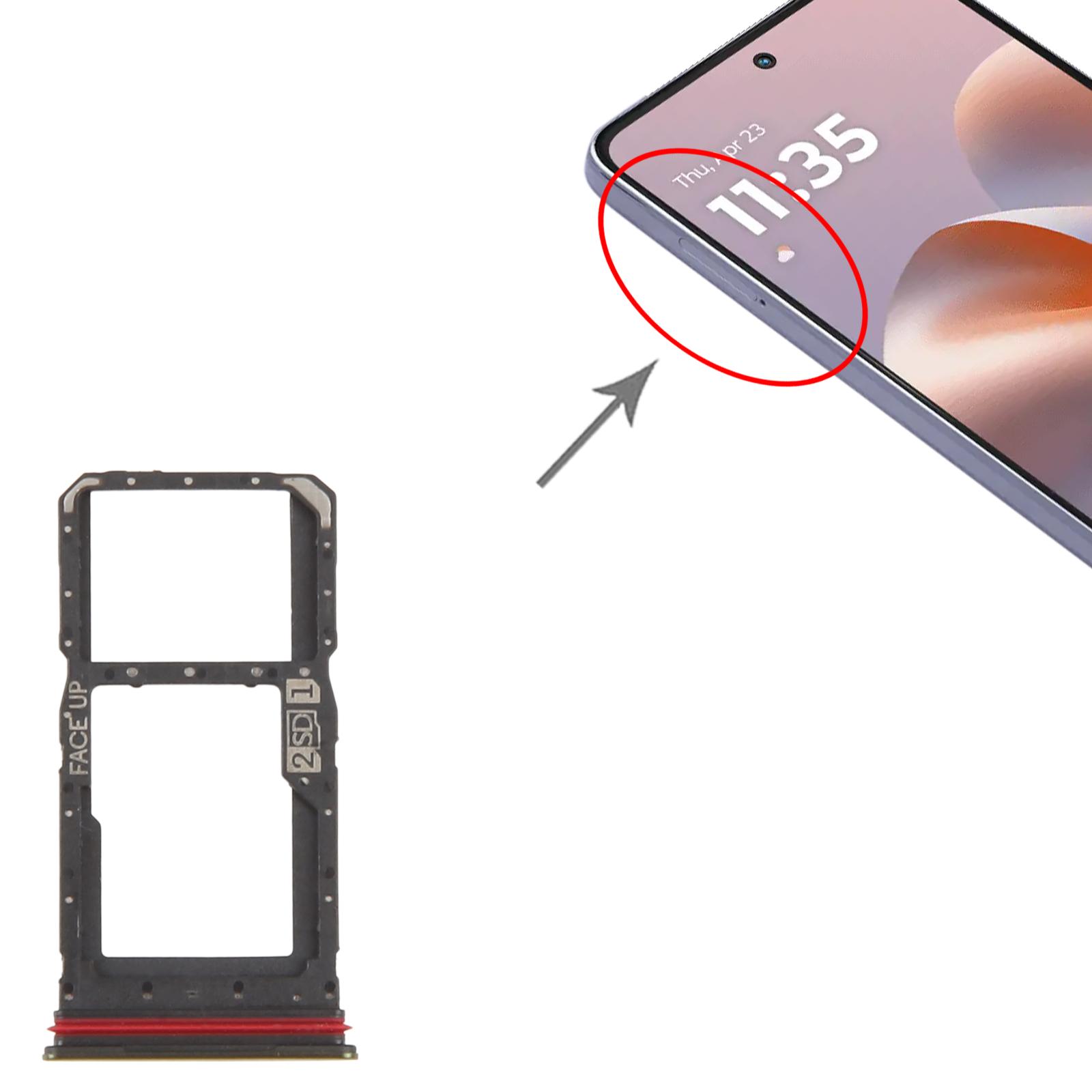 Motorola Moto G86 Gold SIM Card Tray Replacement - Image 3