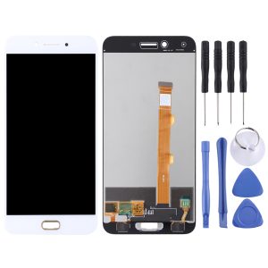 OPPO A77 white LCD screen replacement