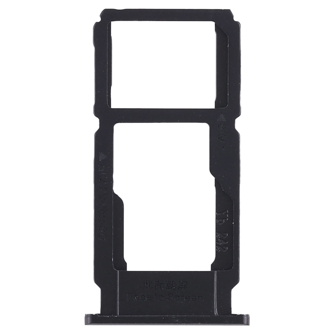 OPPO R11 Plus black SIM card tray