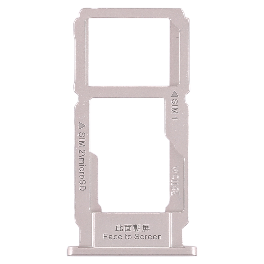OPPO R11 Plus silver SIM card tray