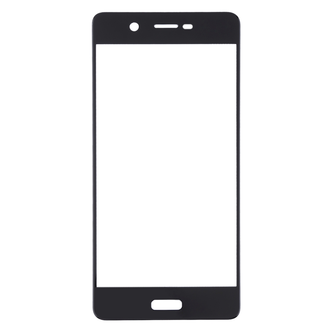 Nokia 5 Black Front Screen Outer Glass Lens Replacement - Image 2