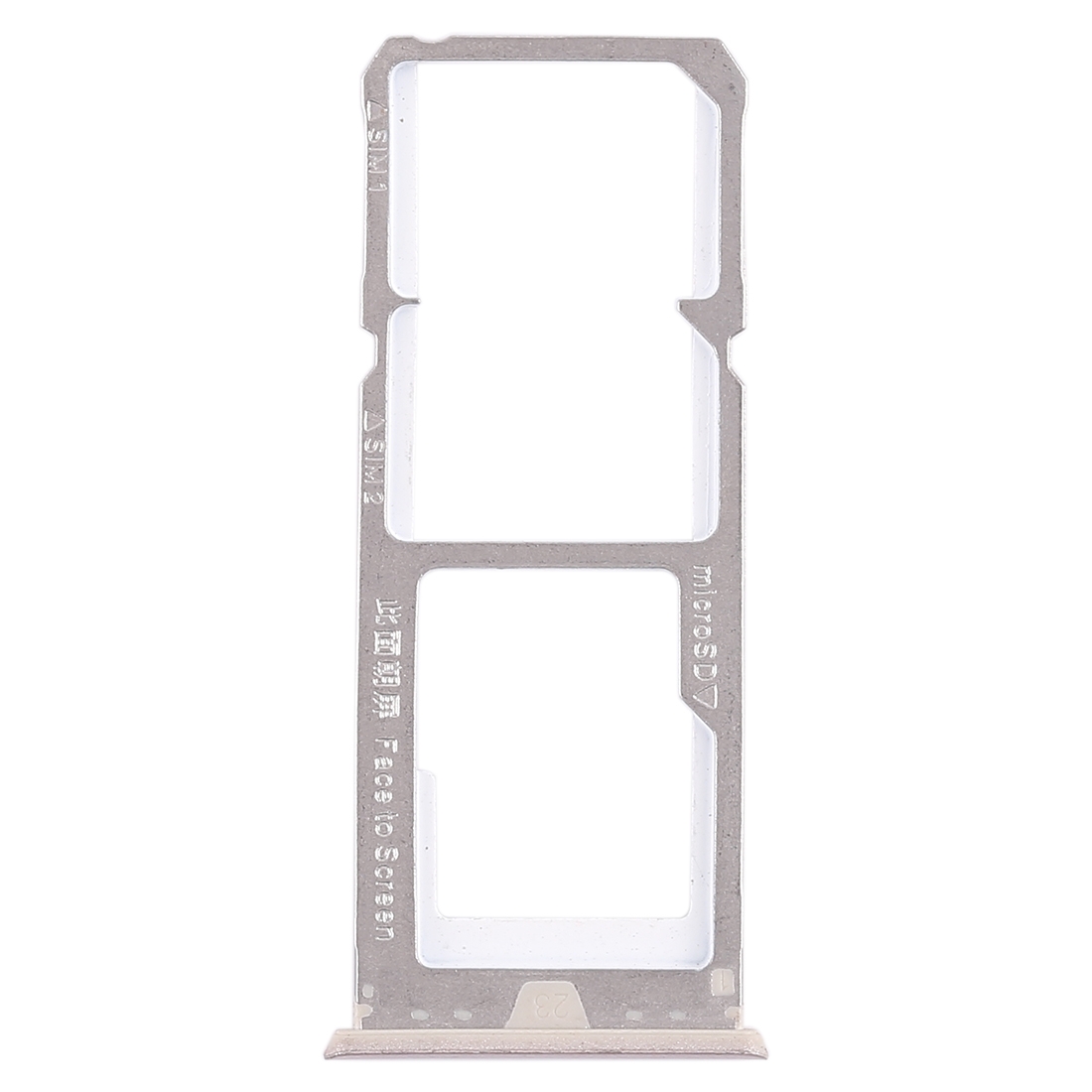 OPPO A73 F5 SIM card tray gold