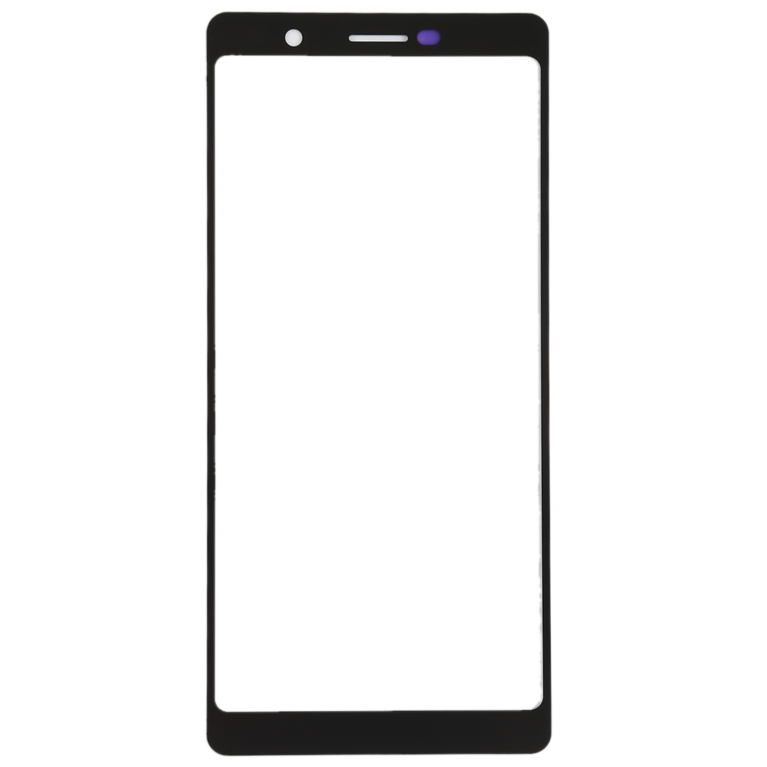 Nokia 7 Plus Black Front Screen Glass Replacement - Image 2