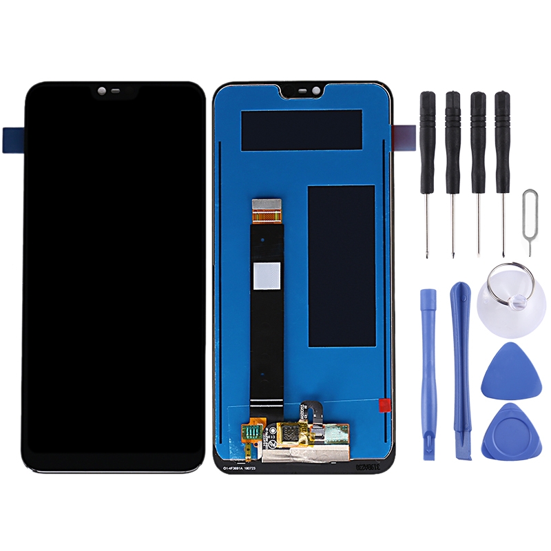 Nokia 7.1 screen replacement black