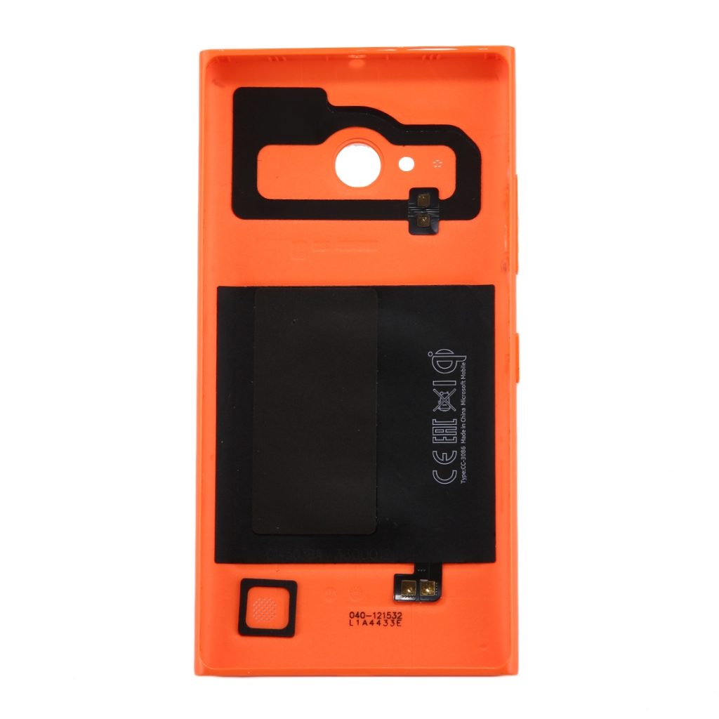 Nokia Lumia 735 orange NFC back cover replacement