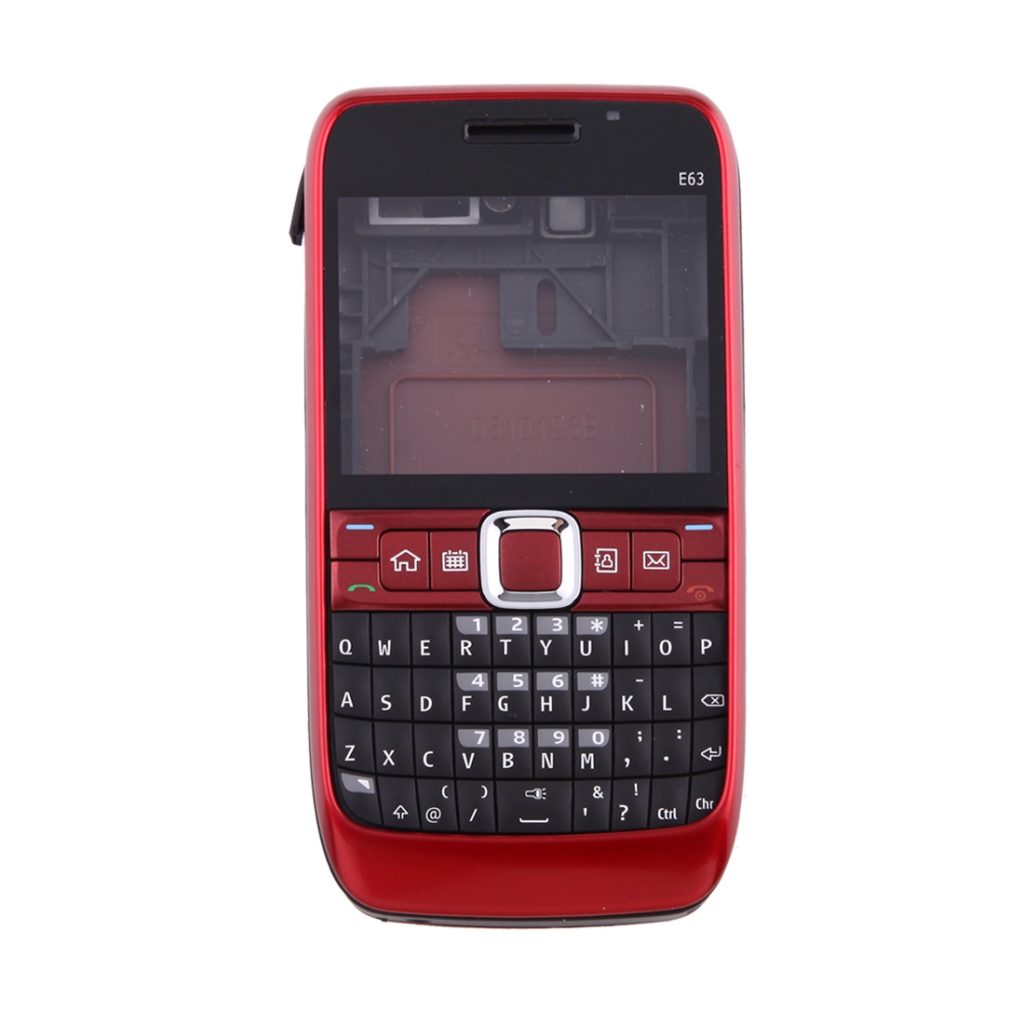 Nokia E63 red full housing cover replacement