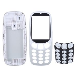 Nokia 3310 full housing cover grey replacement