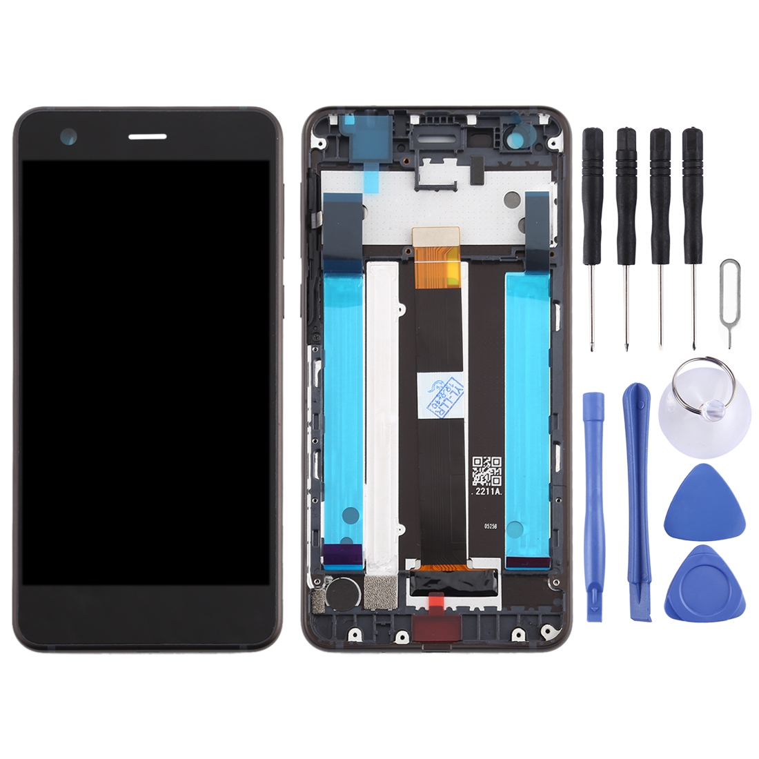 Nokia 2 screen replacement black full assembly