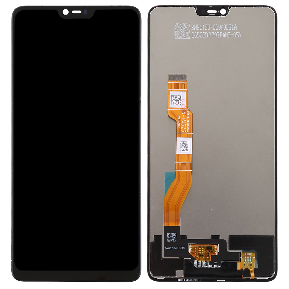 OPPO F7 A3 Black LCD Screen Replacement - Image 2