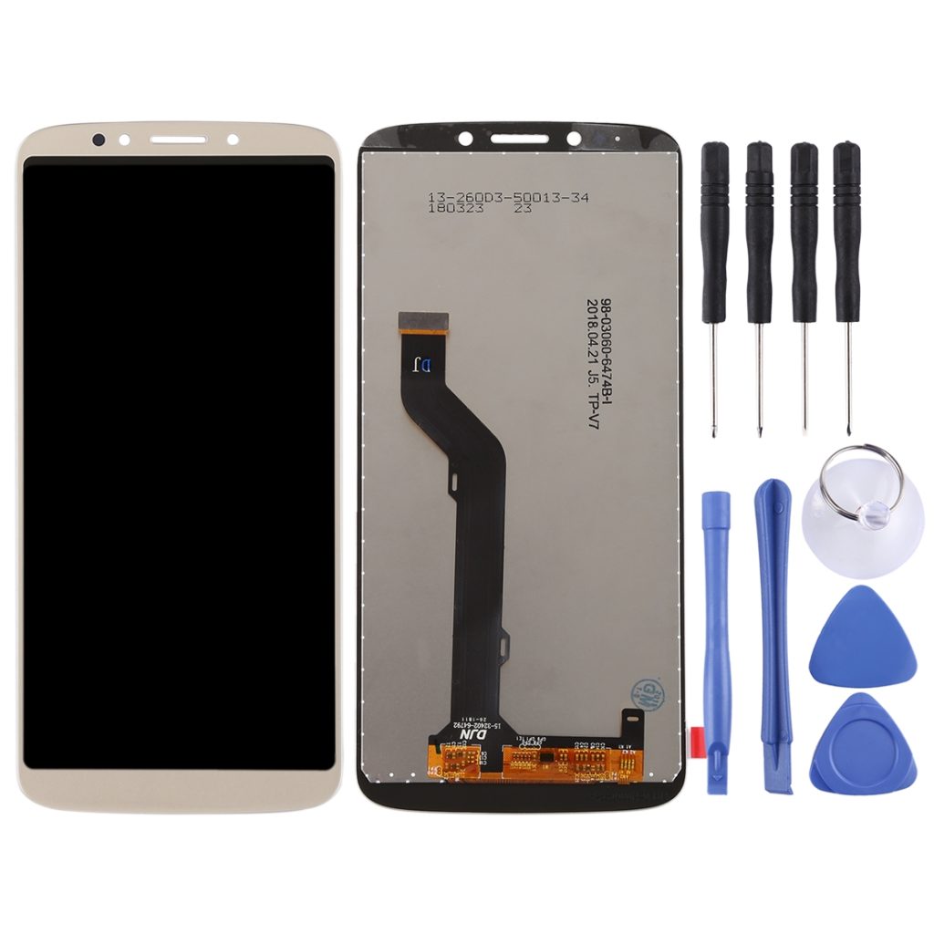 Motorola Moto E5 Plus LCD screen replacement gold