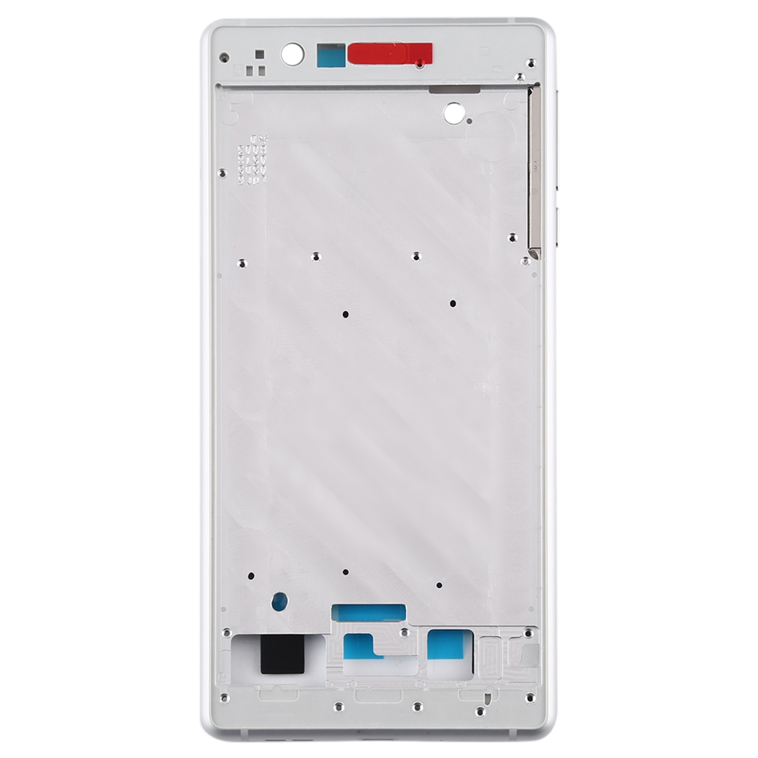 Nokia 3 White Front Housing Bezel Frame Replacement - Image 2