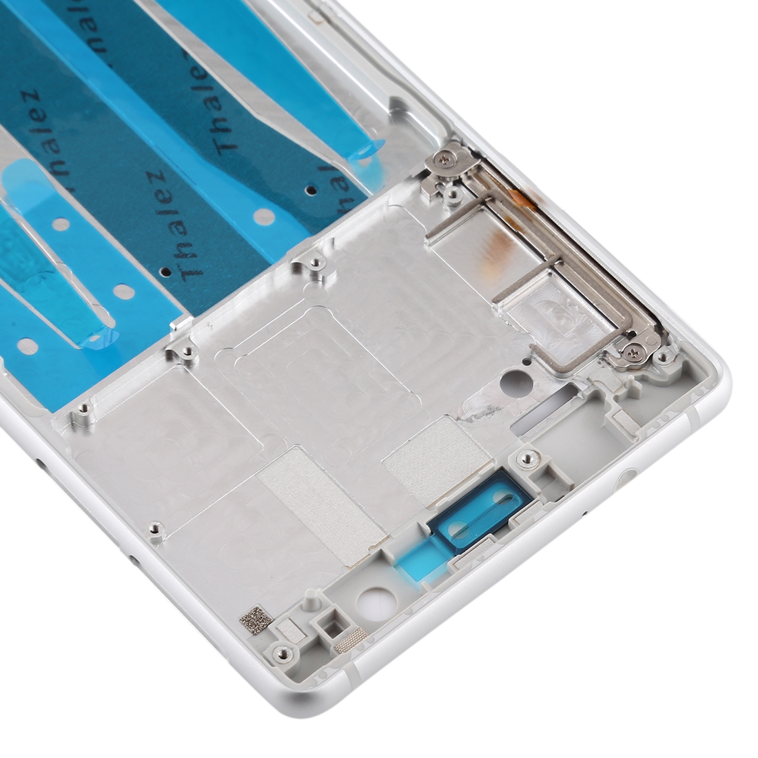 Nokia 3 White Front Housing Bezel Frame Replacement - Image 3