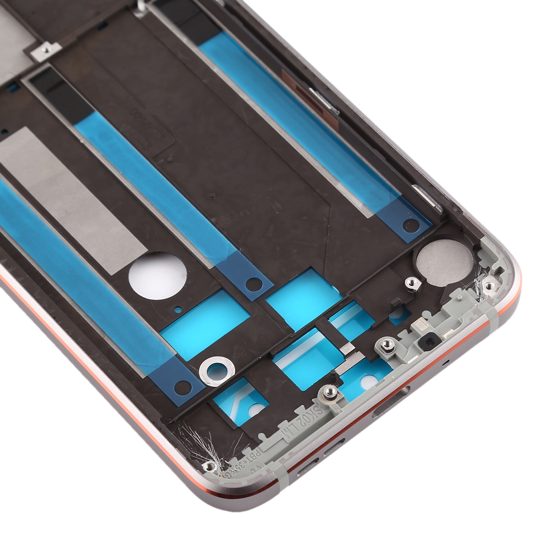 Nokia 7.1 Silver Front Housing Frame Replacement - Image 4