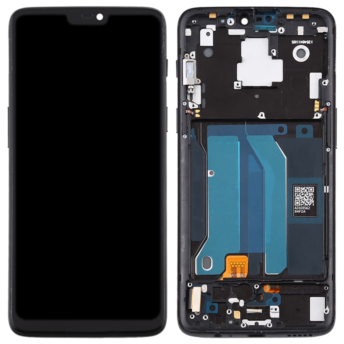 OnePlus 6 A6000 Black LCD Screen Replacement - Image 2
