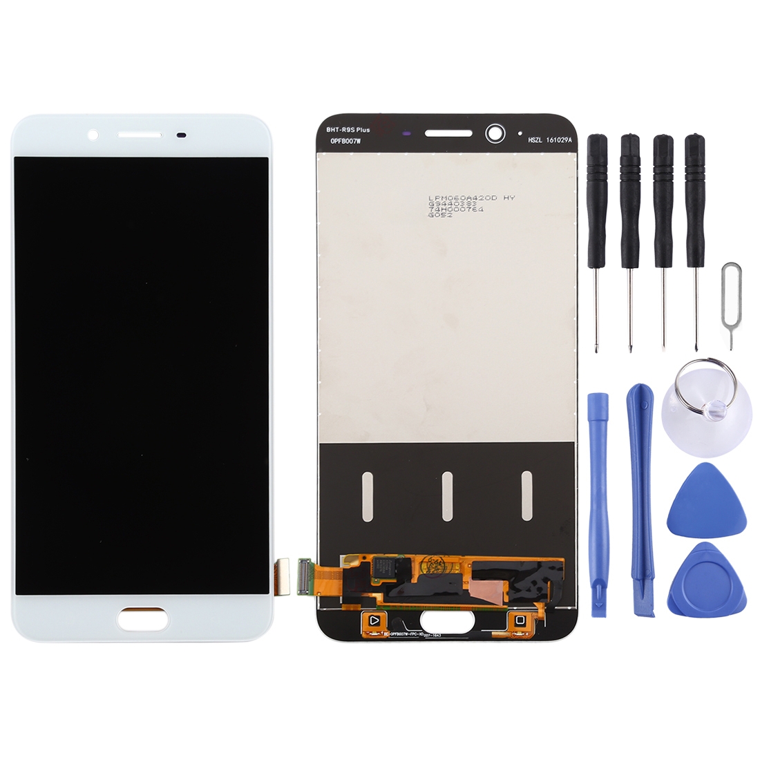 OPPO R11 Plus white LCD screen replacement