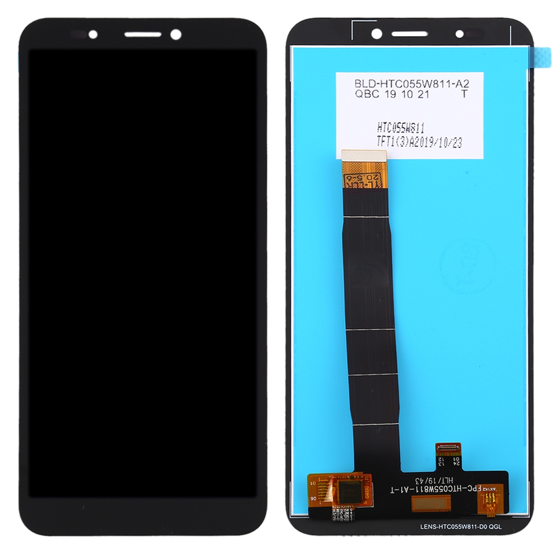 Nokia C1 Black LCD Screen Replacement with Digitizer - Image 2