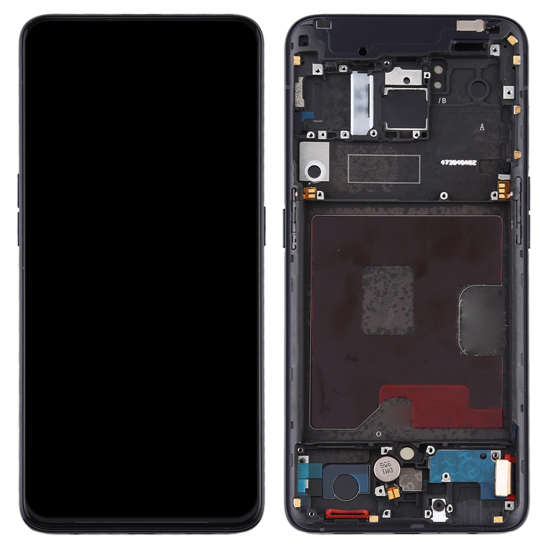 OPPO Reno Black LCD Screen Replacement - Image 2