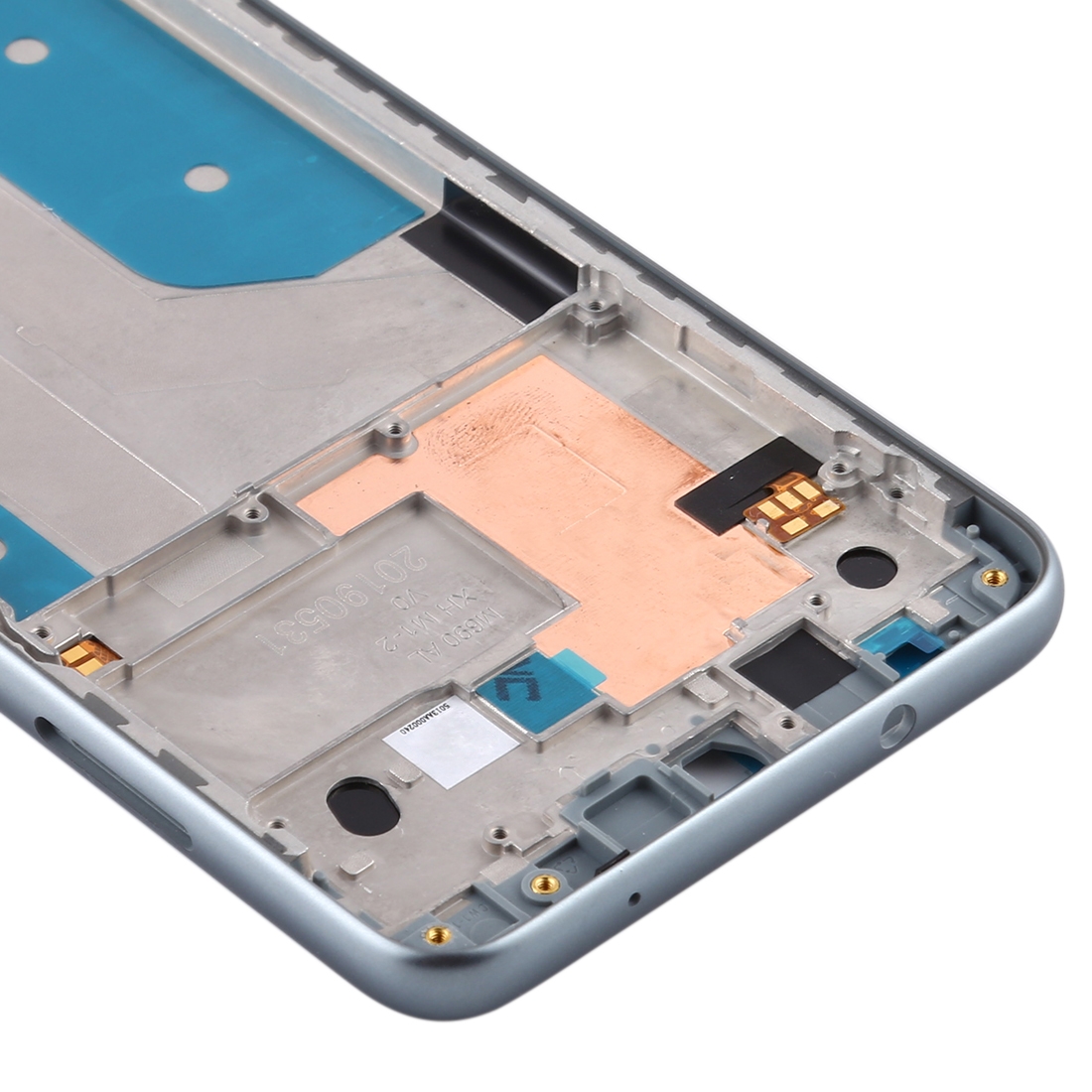 Nokia 7.2 Silver Middle Frame Bezel Replacement - Image 3