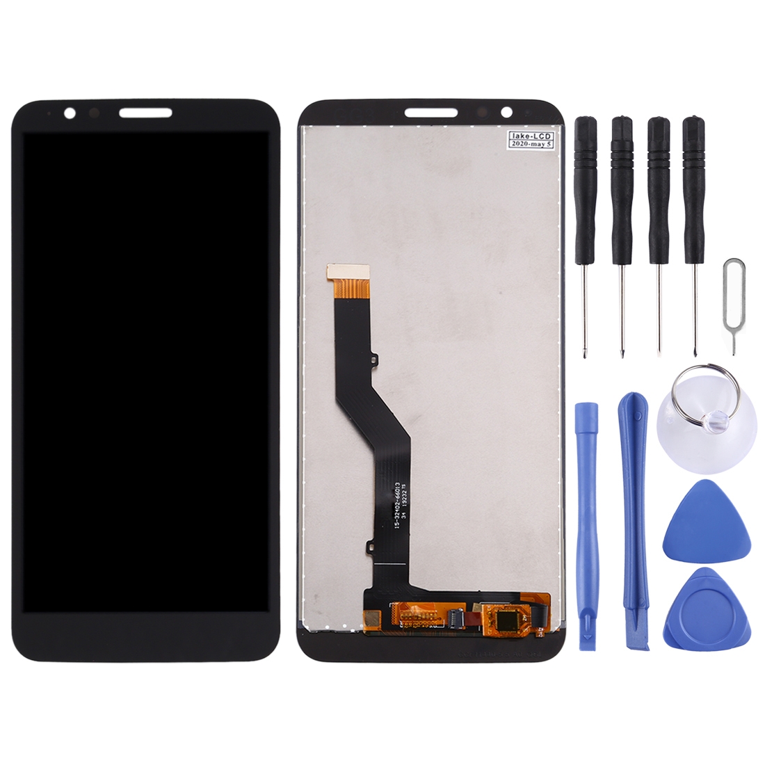 Motorola Moto E6 LCD screen replacement black