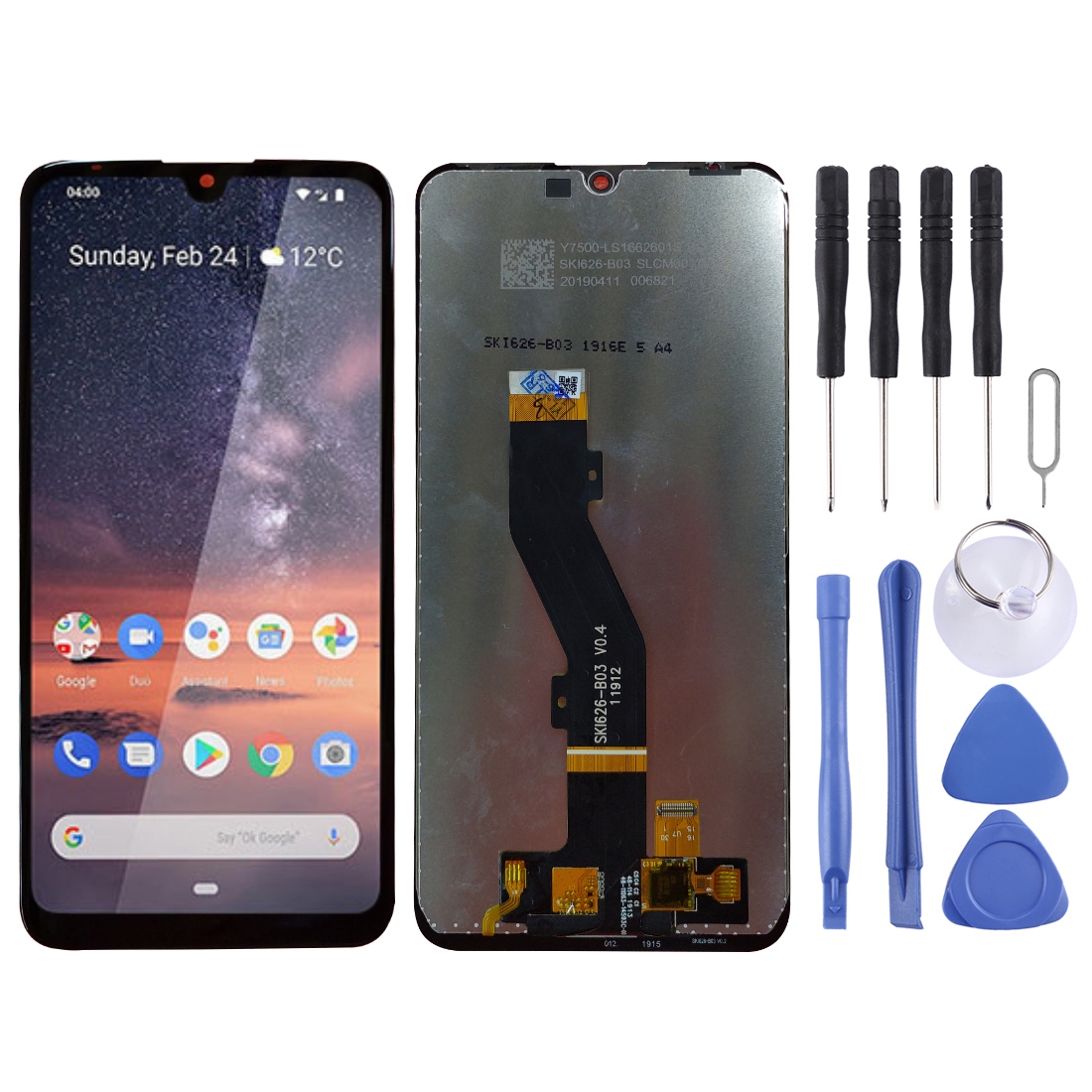 Nokia 3.2 LCD screen replacement black