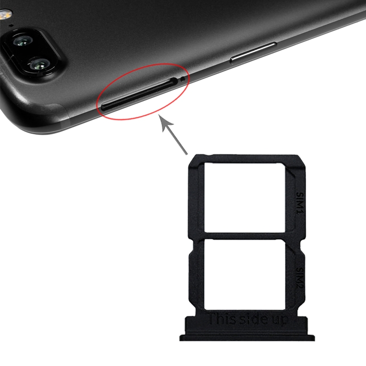 OnePlus 5T A5010 Black SIM Card Tray Replacement - Image 3