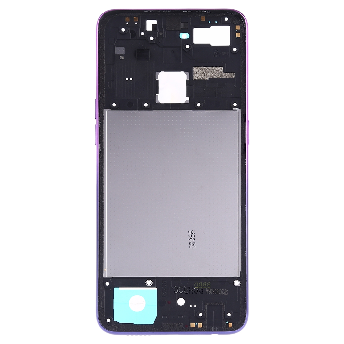 OPPO F9 Twilight Purple middle frame bezel