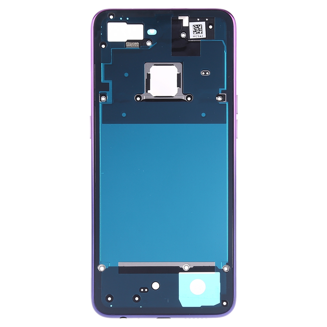 OPPO F9 Twilight Purple Middle Frame Bezel Replacement - Image 2