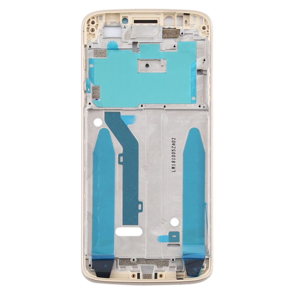 Motorola Moto E5 gold front frame bezel
