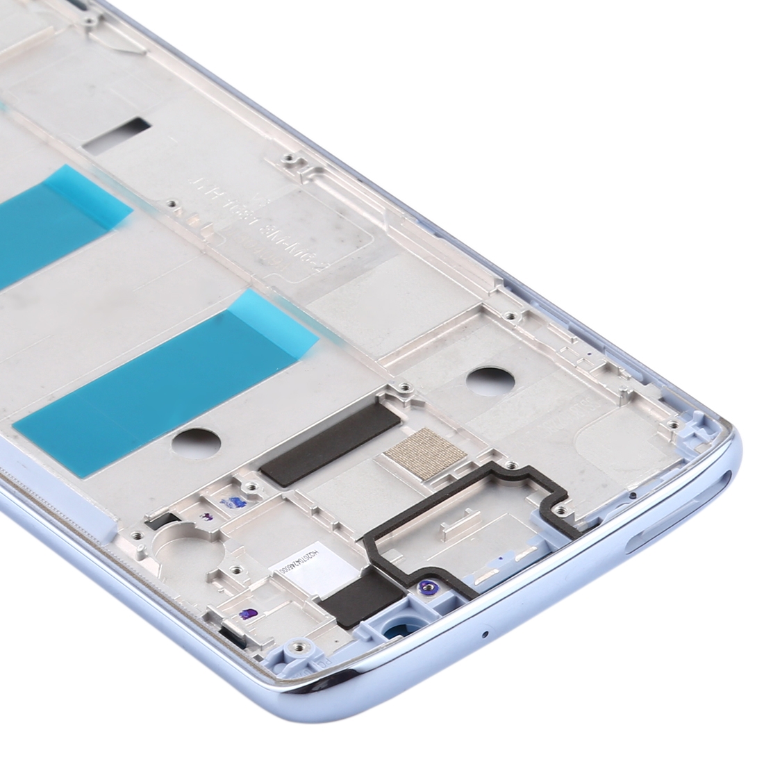 Motorola Moto G6 Plus Blue Front Frame Bezel Replacement - Image 3