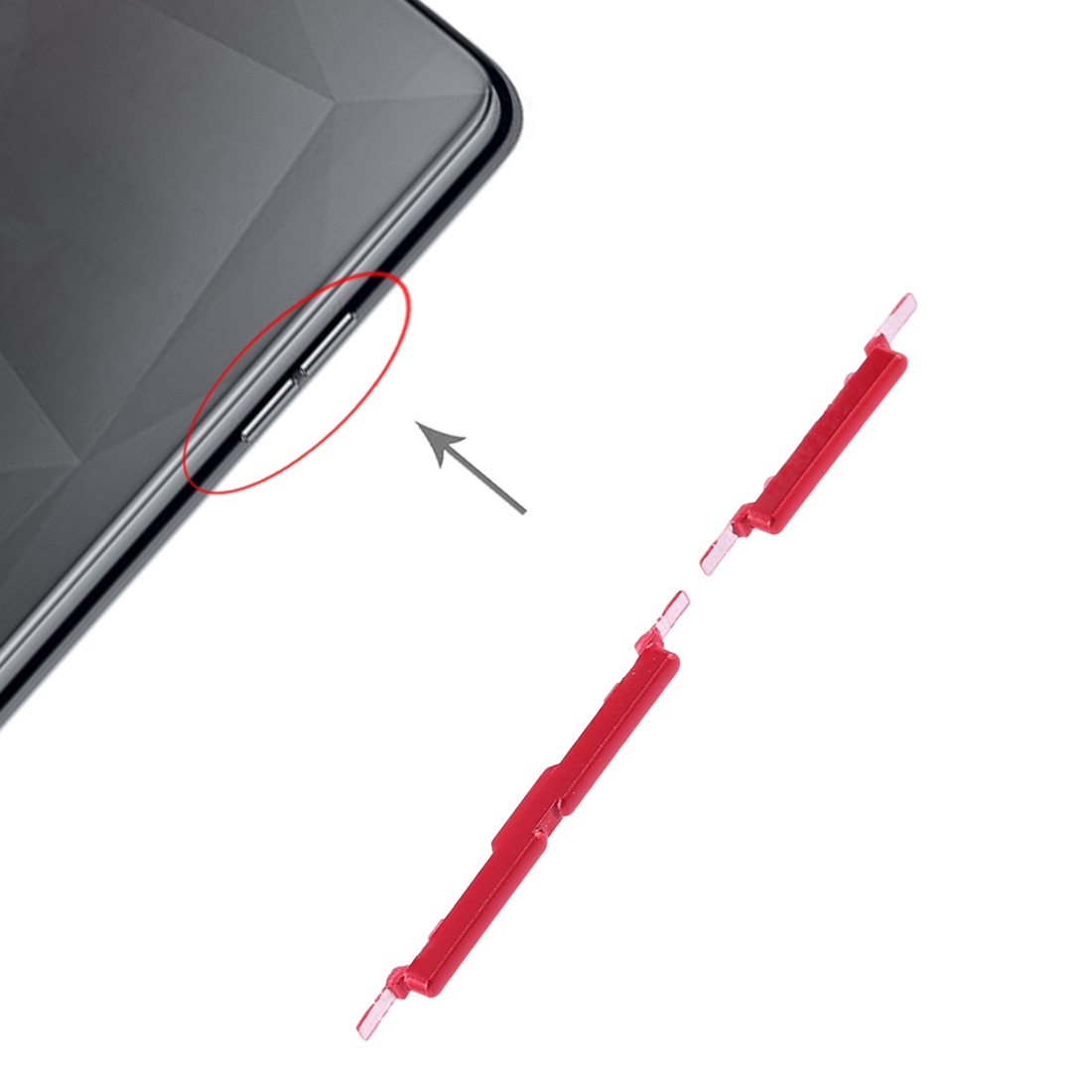OPPO A3 Red Side Keys Replacement - Image 4