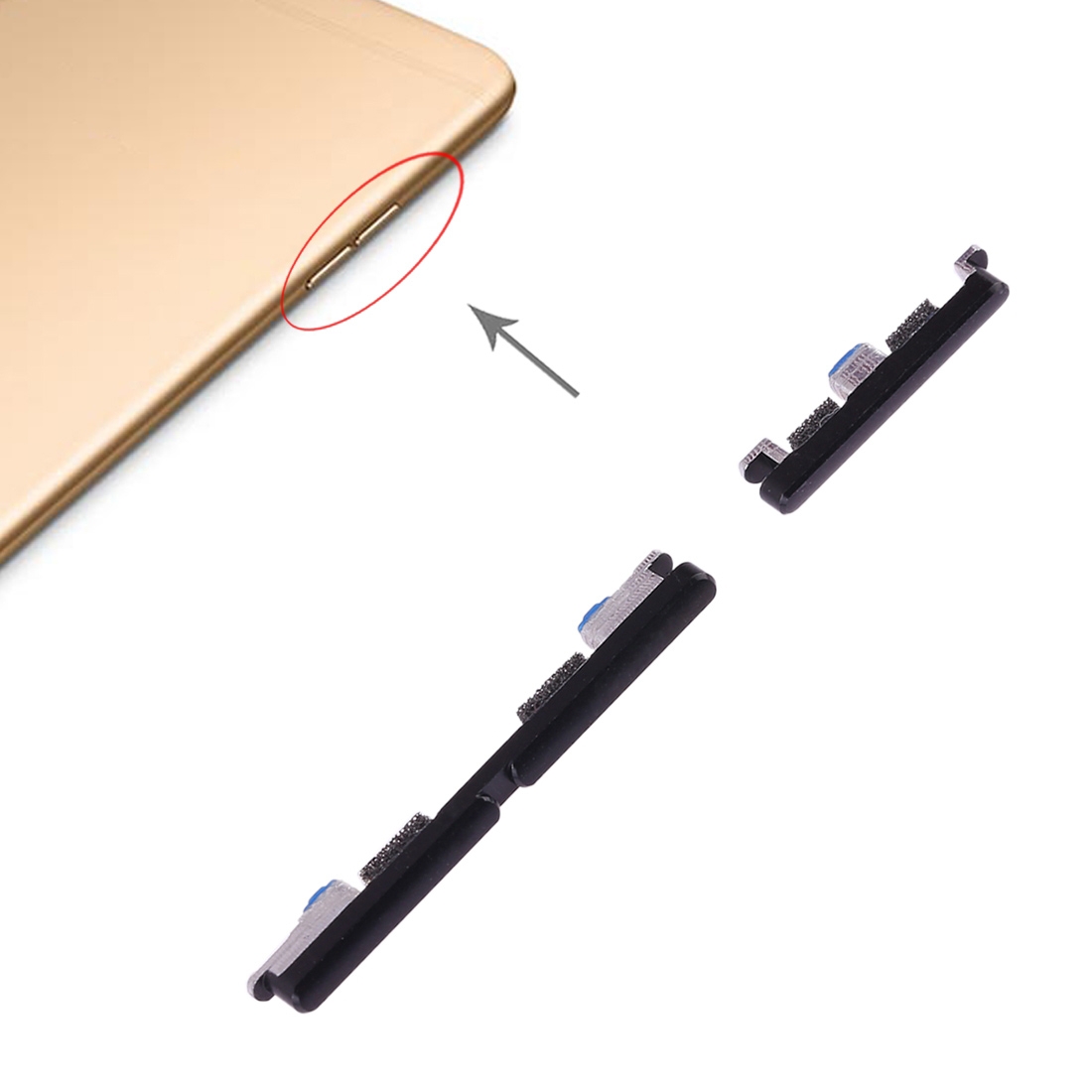 OPPO R11 Black Side Keys Replacement - Image 4