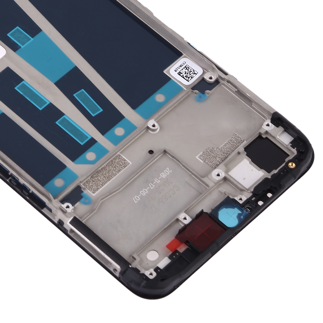 OPPO A7 Black Middle Frame Bezel Replacement - Image 3
