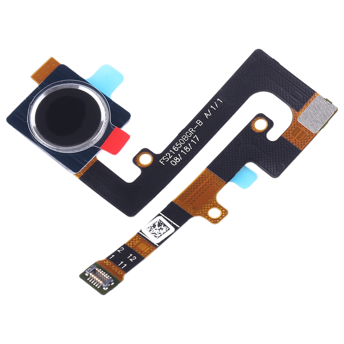 Nokia 7.1 Black Fingerprint Sensor Flex Cable Replacement - Image 2