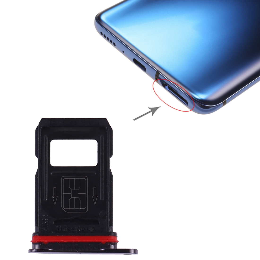 OnePlus 7 Pro Grey SIM Card Tray Replacement - Image 4