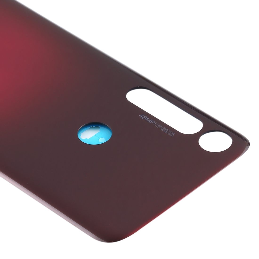 Motorola Moto G8 Plus Red Battery Back Cover Replacement - Image 3