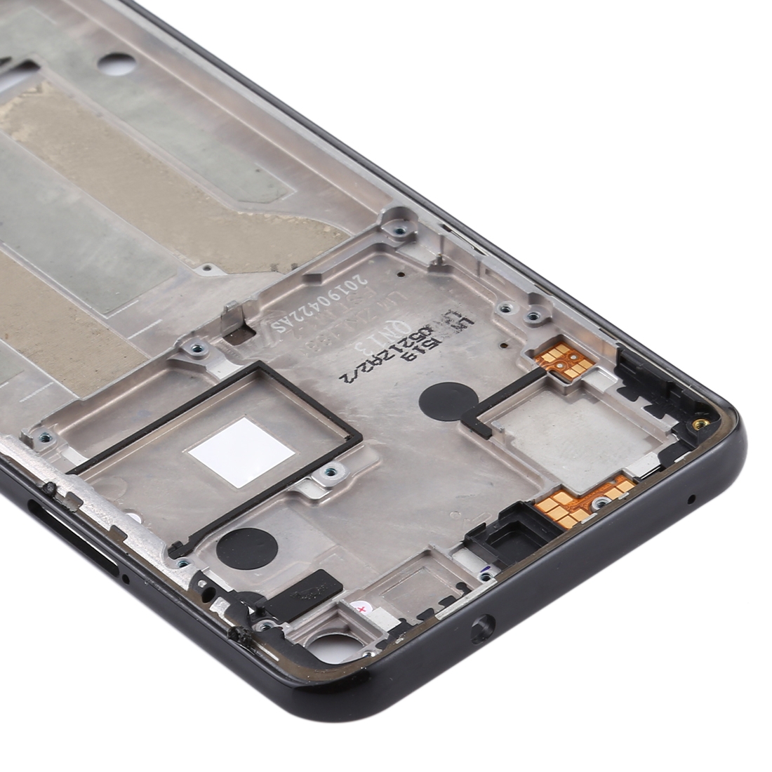 Motorola Moto One Vision Black Front Frame Bezel Replacement - Image 3